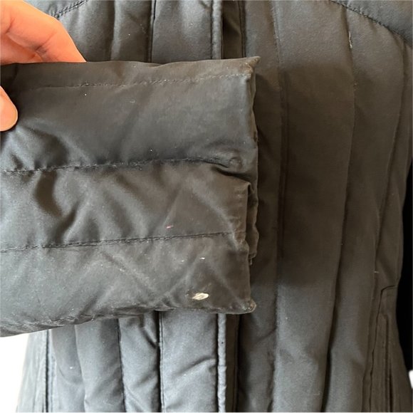 Down blend Puffer Quilted Jacket Kenneth Cole Reaction Black M - Picture 10 of 15